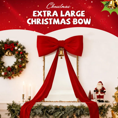 🔥 -50% POUR UNE DURÉE LIMITÉE ! Nœud de Noël extra-large – 50x180 cm, forme 3D durable, 4 couleurs élégantes. Livraison rapide !