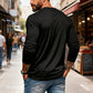 💎 55% DE RÉDUCTION ! 💎 T-shirt Henley Manches Longues Slim Fit pour Homme – Respirant, Élégant & Polyvalent ! 👔👕