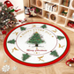 🎅Non-slip Round Christmas Tree Rug❄️