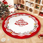 🎅Non-slip Round Christmas Tree Rug❄️