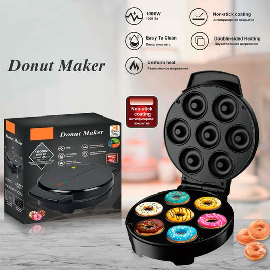🔥 60% DE RÉDUCTION ! ✨ Machine à Donuts Miniature - Cuisson Rapide 3min, Revêtement Antiadhésif, Poignée Sécurisée ⚡🍩