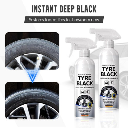 🚗 50% de réduction ! 💧 Spray lustrant et protecteur pour pneus – Brillance noire instantanée, formule anti-âge & protection tous temps, durée longue & pH équilibré ! 🌪️🛡️