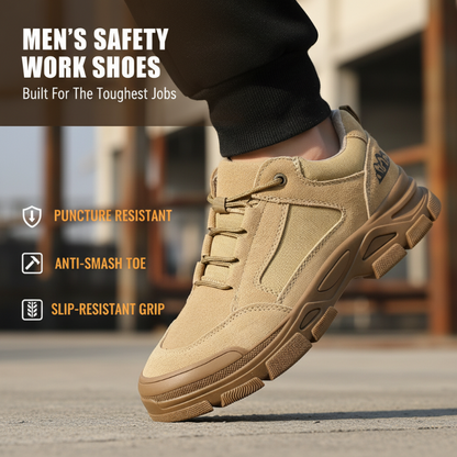 📢📢50 % de réduction !!! 🎅🎄 Chaussures de travail de sécurité à l'épreuve de perforation pour hommes – Semelle anti-perforation, antidérapante & ultra-légère 🔨👞