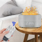 Flame Aromatherapy Diffuser Humidifier with Bluetooth Speaker