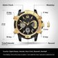 ⌚ PROMO LIMITÉE 50% DE RÉDUCTION ! 💥 Montre Sport Homme Quartz Double Affichage – Multifonction, Étanche 3 ATM ✨