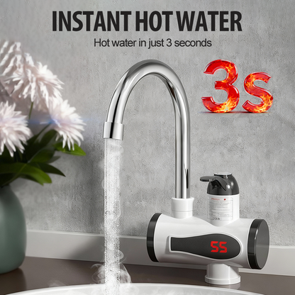 🔥 50 % de réduction – Robinet d’eau chaude instantané : chauffe en 3 sec, affichage numérique & bec rotatif 360° ! 🚿 Livraison gratuite 🎉