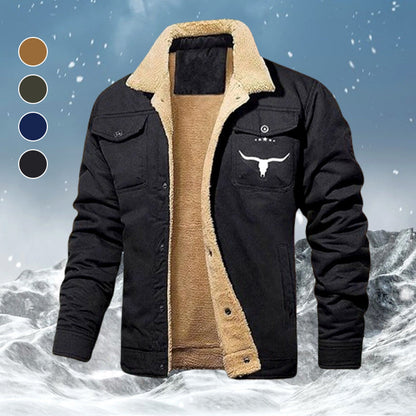 🎁 [Le meilleur cadeau pour lui] – Veste chaude rétro homme : style intemporel, chaleur extrême & 4 coloris classiques ❄️