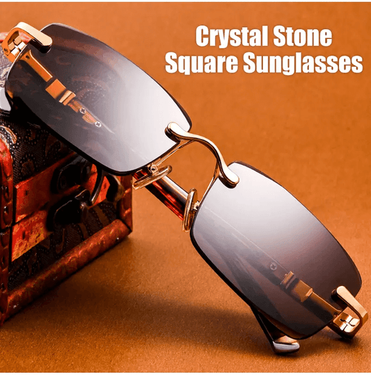 🔥 60 % de réduction ! ✨ Lunettes de soleil en cristal naturel – Protection UV400, légères & élégantes pour toutes les saisons 🕶️