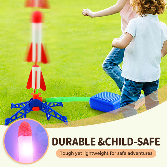 🚀 50 % de réduction – Lance-Roquettes LED pour Enfants avec Projectiles Mous et Effets Lumineux ! 🌟
