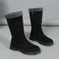 👢 Black Friday : 60 % de réduction ! Dernière chance – Bottes chaudes femmes mi-mollet, fermeture éclair latérale & semelle antidérapante ❄️✨