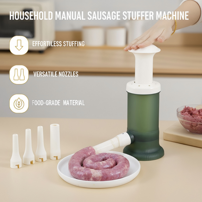🌭 Black Friday 50% de réduction ! Machine à Saucisses Manuel – Embossage Facile & Nettoyage Rapide, Parfaite pour Cuisine Familiale 🏠✨