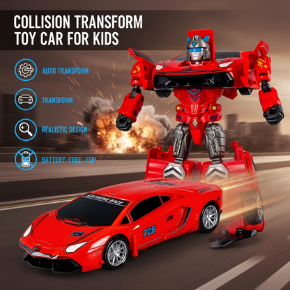 🔥 Black Friday : 65 % de réduction ! Voiture jouet à transformation par collision pour enfants – Design réaliste, sans piles & sécurité garantie 🚗🤖