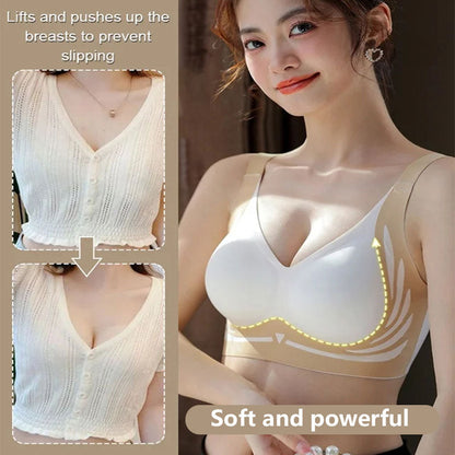 🎅 Black Friday -55% ! Soutien-gorge Push-up Sans Armatures Anti-affaissement – Confort & Silhouette Élevée 💕✨