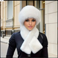 📢📢50% de réduction ! 🧣⛄ Écharpe + Bonnet en Peluche Hiver – Ensemble Épais, Doux & Ultra-Chauffant !