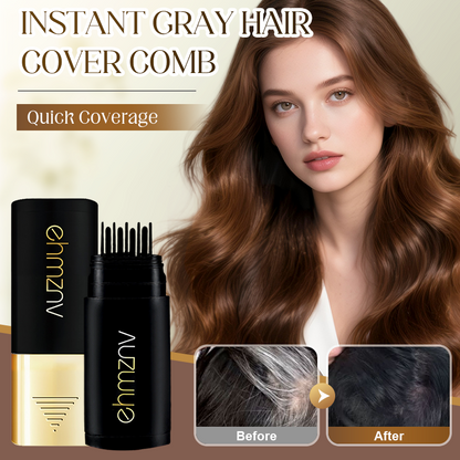 🌿 50 % de réduction – Peigne Couvrant pour Cheveux Gris : Résultat Instantané, Naturel & Sans Chimie ! ❤️✨