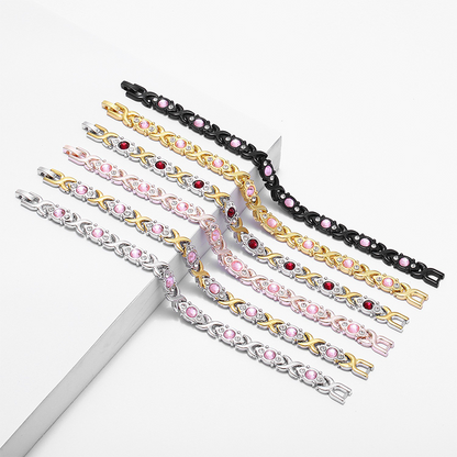 📢📢70 % DE RÉDUCTION !!! 📿💎 Bracelet Femme à Cristaux – Ajustable, Élégant & Parfait pour Toutes les Occasions 💃✨