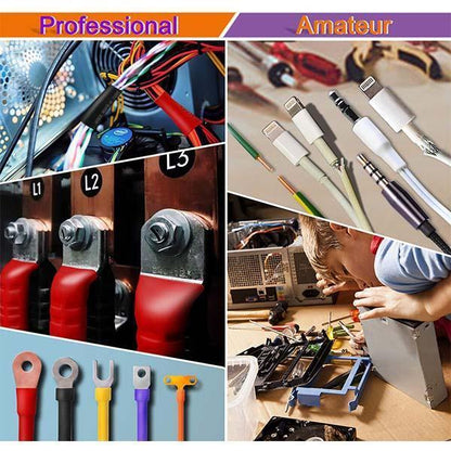 🛠️ 52 % de réduction ! Ensemble de gaines thermorétractables multicolores – 7 tailles, boîte organisée & résistance ignifuge (15 kV/mm) ! 🔌🌈