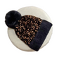 📢📢50% DE RÉDUCTION ! ⏳✨ Bonnet d’Hiver à Pompon & Paillettes Scintillantes – Fausse Fourrure Douce, Ajustement Élastique & Éclat Festif Instantané ⚡
