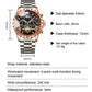 ⌚ PROMO 50 % DE RÉDUCTION ! 💣 Montre Quartz Homme Volant – Lumineuse, Étanche 30 m ✨