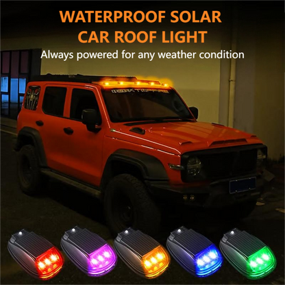 💎 52% DE RÉDUCTION ! 💎 Éclairage Solaire Étanche pour Toit de Voiture – Télécommande, Double Charge & Capteurs Intelligents 🚗🔦