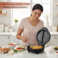 🍳 PROMO LIMITÉE 50% DE RÉDUCTION ! ✨ Plaque Électrique Antiadhésive – Double Face, Compartimentée, Sûre et Compacte ☀️