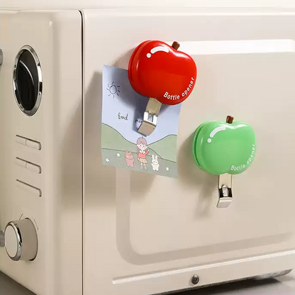 📢📢50% de réduction ! Ouvre-bouteille Magnétique Multifonctionnel – Décapsuleur, Fermoir pour Snacks & Adhésif Réfrigérateur 🍏🍎