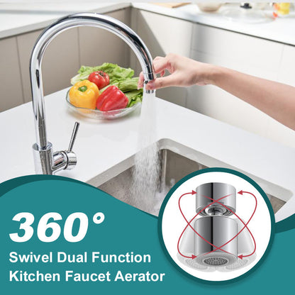 🚰✨ Achetez 1, obtenez 1 GRATUIT ! Robinet pivotant 360° 2 en 1 – Double jet, filtration quadruple & cuivre anti-corrosion pour une cuisine plus intelligente et durable ! 🌱💧