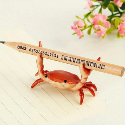 📢📢50% de réduction ! 🦀 Porte-Stylo Crabe Mignon – Décoration Bureau Créative & Multifonction ! ✨