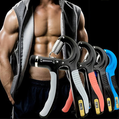 📢📢50% DE RÉDUCTION ! 💪📊 Exerciseur de Poignet avec Compteur Numérique & Résistance Réglable – Renforce Préhension, Mobilité et Endurance pour Sportifs et Débutants ⚡