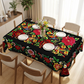 🎉 Vente 2026 — Plus de 35 700 vendus!🔥 Nappe mexicaine à fleurs bord festonné