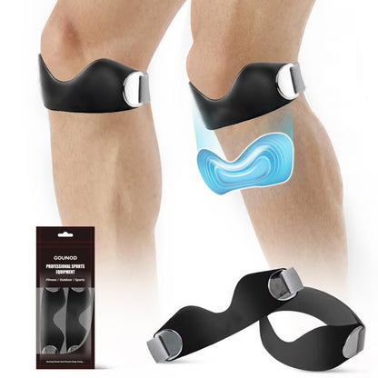 🩹 48% DE RÉDUCTION ! 🏃‍♂️ Bandage Rotulien en Silicone – Soulagement de la Douleur, Forme Ergonomique, Antidérapant ✨