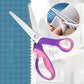 ✂️ PROMO LIMITÉE 50% DE RÉDUCTION ! 🧵 Ciseaux multifonctions en zigzag – Créatif, Ergonomique 🎁