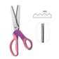 ✂️ PROMO LIMITÉE 50% DE RÉDUCTION ! 🧵 Ciseaux multifonctions en zigzag – Créatif, Ergonomique 🎁