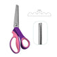 ✂️ PROMO LIMITÉE 50% DE RÉDUCTION ! 🧵 Ciseaux multifonctions en zigzag – Créatif, Ergonomique 🎁