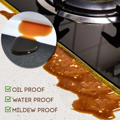 🛡️ PROMO LIMITÉE : 1+1 OFFERT ! ⏰ Bande de Calfeutrage Auto-Adhésive Imperméable (8mm x 6m) – Anti-Moisissure, Pour Joints de Carrelage Cuisine & Salle de Bain ✨
