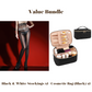 💎 50% DE RÉDUCTION ! 💎 Lot Avantageux : Bas en Dentelle 8D + Trousse à Cosmétiques – Look Brillant, Confort Doux & Idéal pour Cadeau 💝