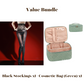💎 50% DE RÉDUCTION ! 💎 Lot Avantageux : Bas en Dentelle 8D + Trousse à Cosmétiques – Look Brillant, Confort Doux & Idéal pour Cadeau 💝
