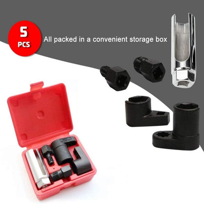 🔧 60% de réduction ! 🚗 Jeu de 5 Douilles de Dévissage pour Capteur O₂ – Protection du filetage, accès latéral & tarauds inclus, compatible universel pour tous véhicules ! 🔩