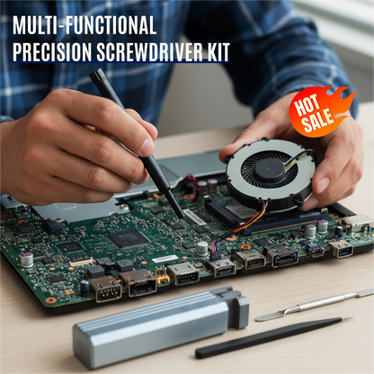 📢📢50 % de réduction ! Kit tournevis précision multifonction – Embouts magnétiques CRV, poignée alu ergo, pour smartphone, lunettes & électronique 🔧💡