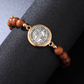 📢📢60 % de réduction !! ⏰🛡️Le compagnon d'un gardien✨Bracelet Saint-Benoît en perles de bois naturel🎁Ajustable, convient aux hommes et aux femmes
