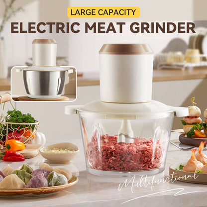 🎉 50% DE RÉDUCTION! ✨ HACHOIR À VIANDE ÉLECTRIQUE GRANDE CAPACITÉ – 1,8 L, MULTIFONCTION & LIVRAISON GRATUITE