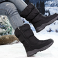 ⏳👢 60 % de réduction ⚡ Bottes de neige ultra-chaudes pour femmes – Fausse fourrure, semelle antiscellante & design matelassé! Blanc ou noir, taille 36–41 ❄️💖