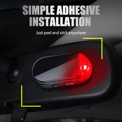 🎉 Offre limitée –50% ! 🚗 Lampe antivol solaire pour voiture – Installation facile & LED clignotante 🔒