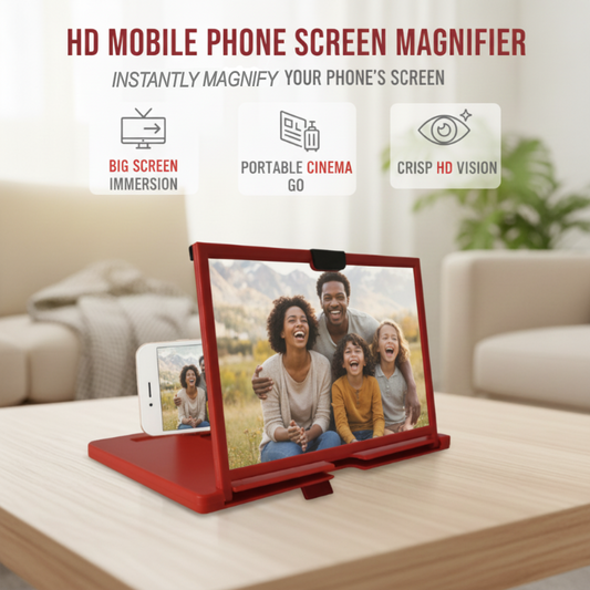 👓📱 50% de réduction ! Loupe HD pour Téléphone – Agrandit l’écran, réduit la fatigue oculaire & compatibilité universelle