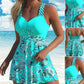 💎 60% DE RÉDUCTION ! 💎 Maillot de Bain 2 Pièces – Haut à Bretelles Réglables + Shorty Taille Haute, Tissu Séchage Rapide & Détails Vintage 🌊✨