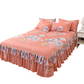 🌹🛏️ 53 % de réduction ⚡ Jupe de lit à volants 3 pièces – Imprimé floral, doux tissu brossé & design romantique! Offre limitée, garantie 30 jours 😊