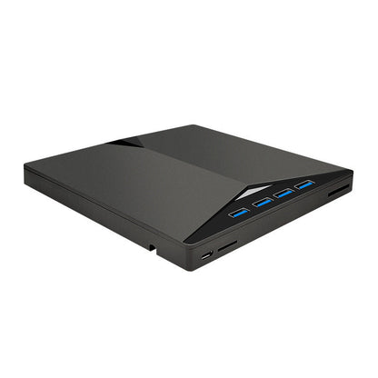 📢📢50% de réduction ! 💿 Lecteur DVD Externe 7-en-1 USB 3.0 + Type-C – Hub, Lecteur de Cartes & Câble Intégré ! 🖥️⚡
