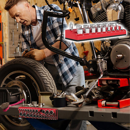 📢📢50 % de réduction !! ⏰ Ensemble de Porte-Douilles Magnétiques de Précision – Organisation par Couleur, Base Aimantée & Gain de Place ! 🔧🧲