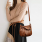 📣🎊 50 % de réduction !! ⏰ Sac à main cube en cuir souple plissé – Minimaliste, élégant & facile d’entretien 💎👜