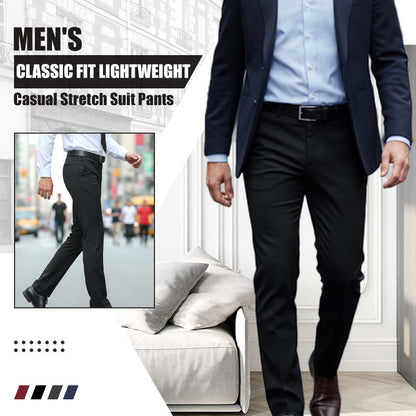 💎 50% DE RÉDUCTION ! 💎 Pantalon de Costume Classique pour Homme – Léger, Extensible & Infroissable, Élégance Toute la Journée